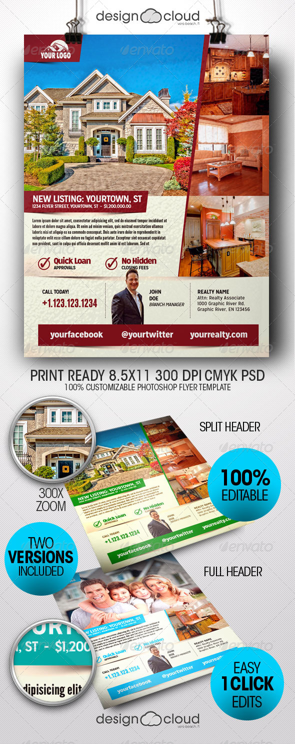 Realtor, Real Estate Flyer Templates - Miscellaneous Events