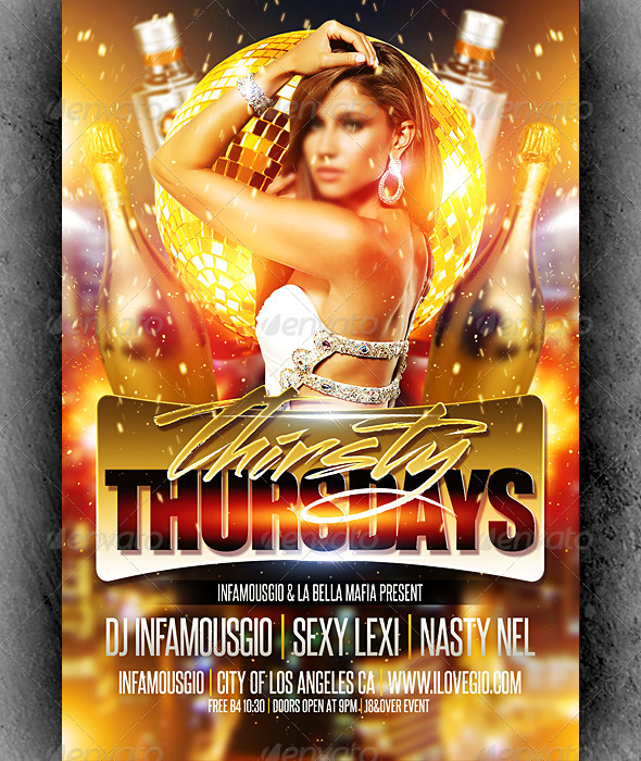 Thirsty Thursdays 4 - Clubs & Parties Events