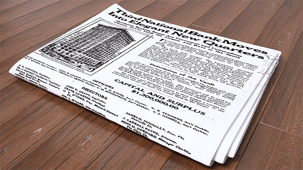 Newspaper (VrayC4D) - 3Docean 8519121