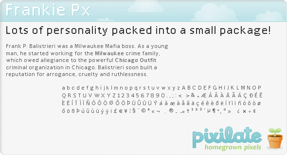 Frankie Px - Sans-Serif Fonts