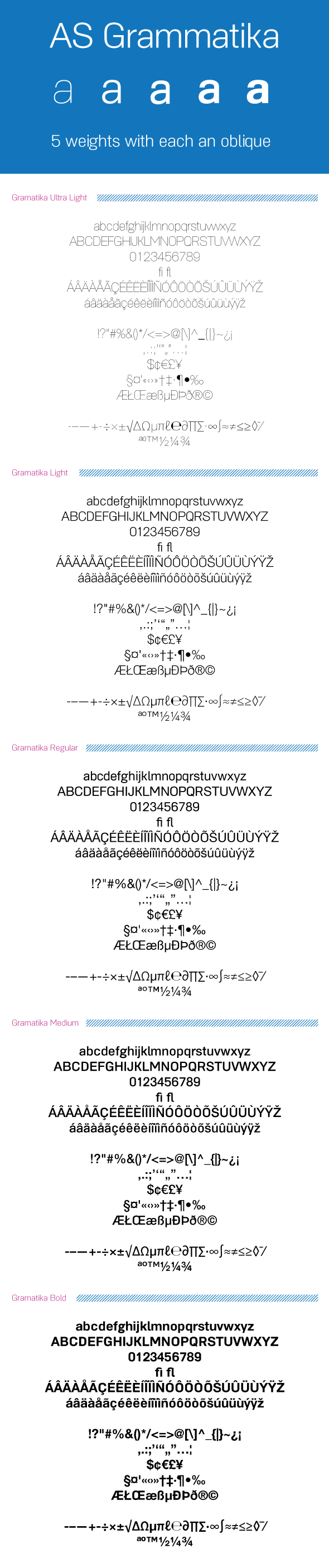 AS Grammatika - Sans-Serif Fonts
