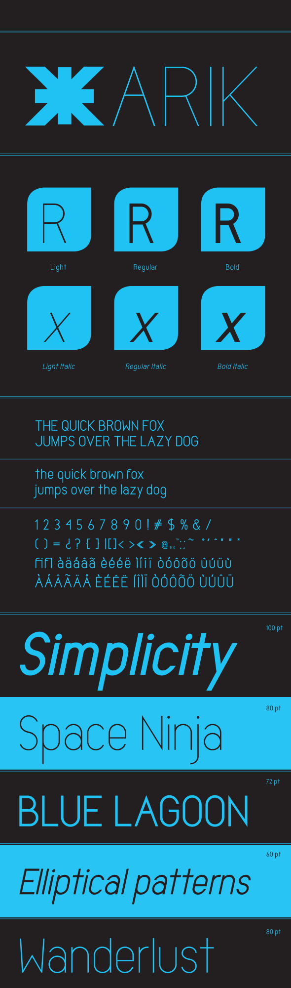 Arik - Sans-Serif Fonts