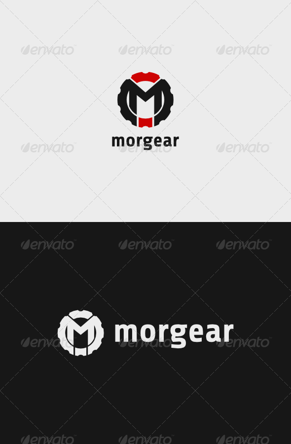M Gear Logo - Letters Logo Templates