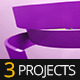 3D Ribbons Logo - 3 Pack - VideoHive Item for Sale