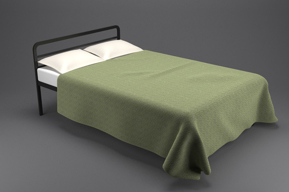Simple Bed - 3Docean 866681