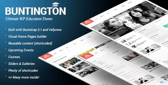 Buntington - Education WP Theme - Education WordPress