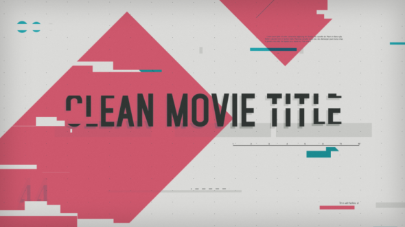 Clean Movie Title - VideoHive 8526699