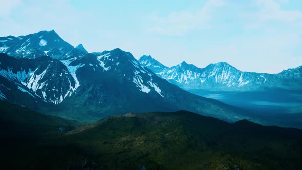 Mountain Landscape on Bright Summer Sunny Day alt