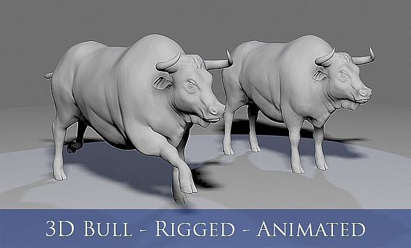 3D Bull - 3Docean 8530420
