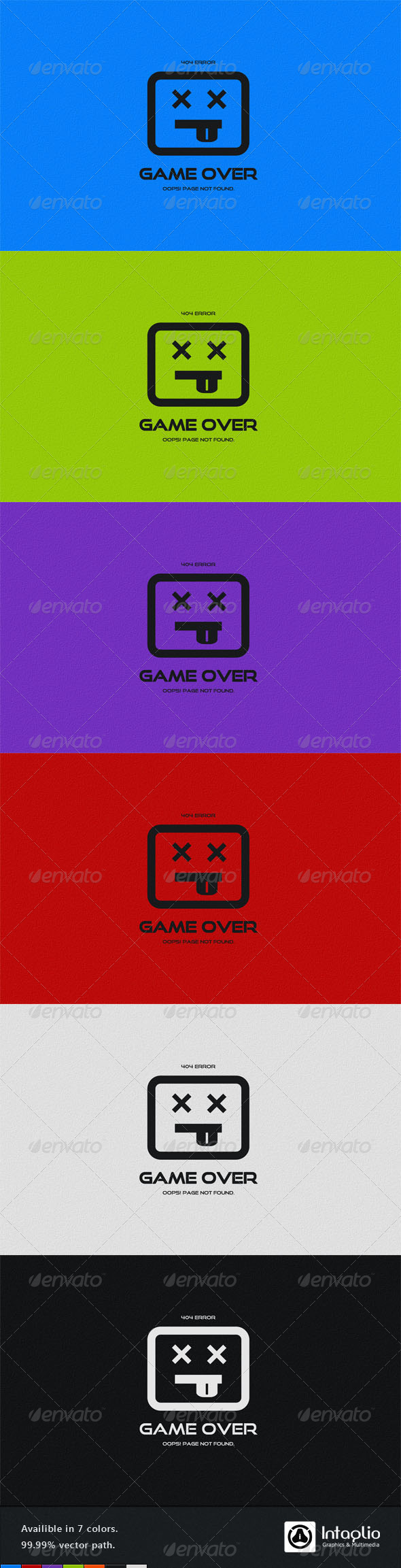 Game Over 404 Error Page By Mudi Graphicriver