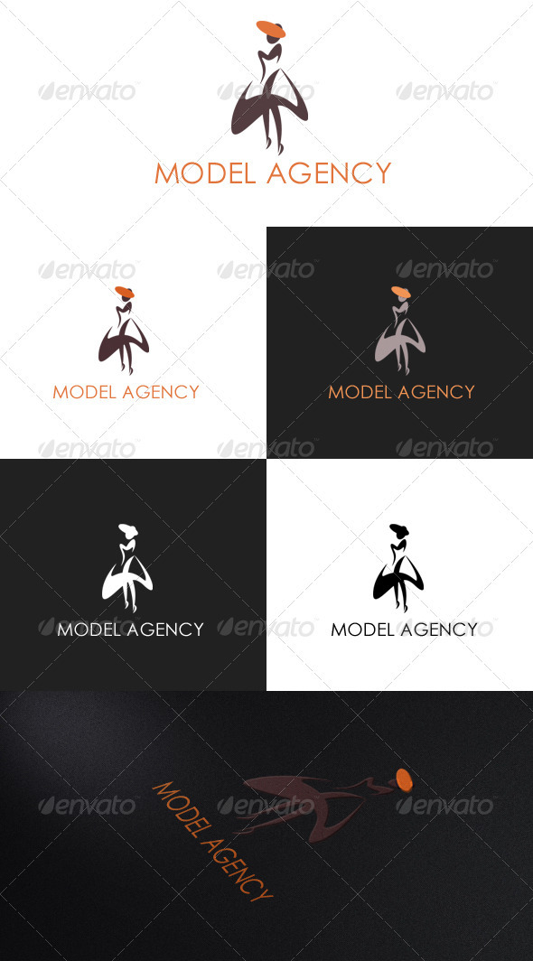 Model Agency Logo - Humans Logo Templates