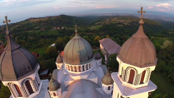 Aerial View Of Orthodox Church 1