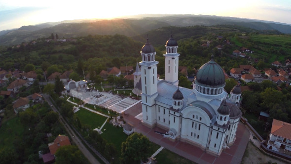 Aerial View Of Orthodox Church 3