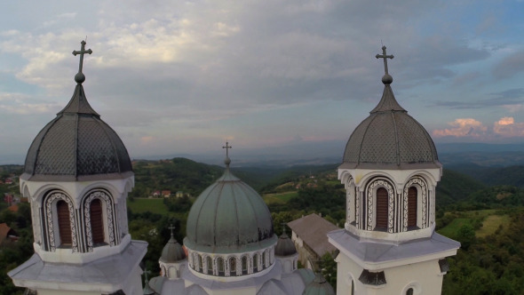 Aerial View Of Orthodox Church 5