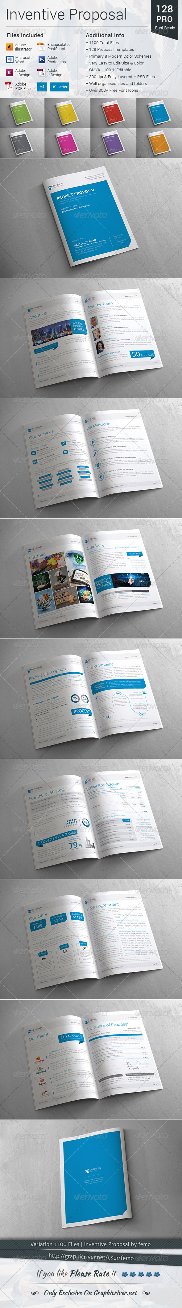 Inventive Proposal - Proposals & Invoices Stationery