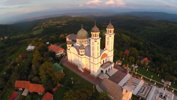 Aerial View Of Orthodox Church 7