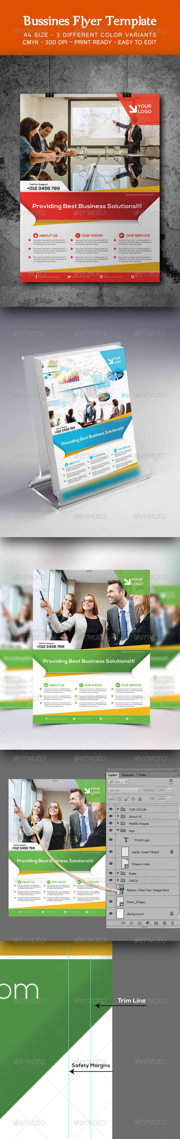 Bussines Flyer Template - Corporate Flyers
