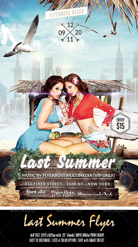 Last Summer Flyer - Events Flyers