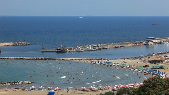 General View Over Beach