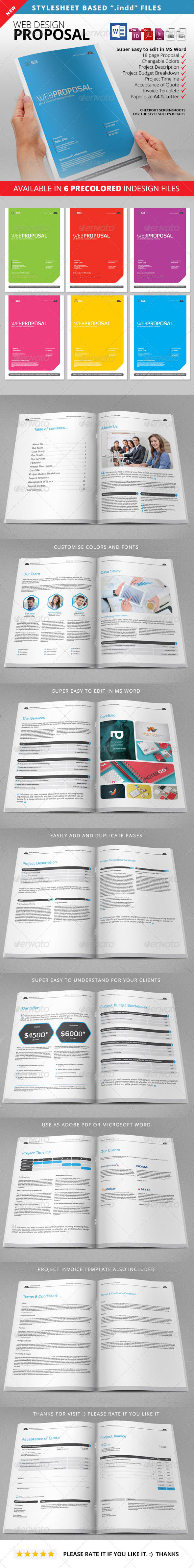 Proposal - Web Proposal - Proposals & Invoices Stationery