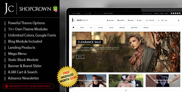 Shopcrown - Responsive Prestashop Theme