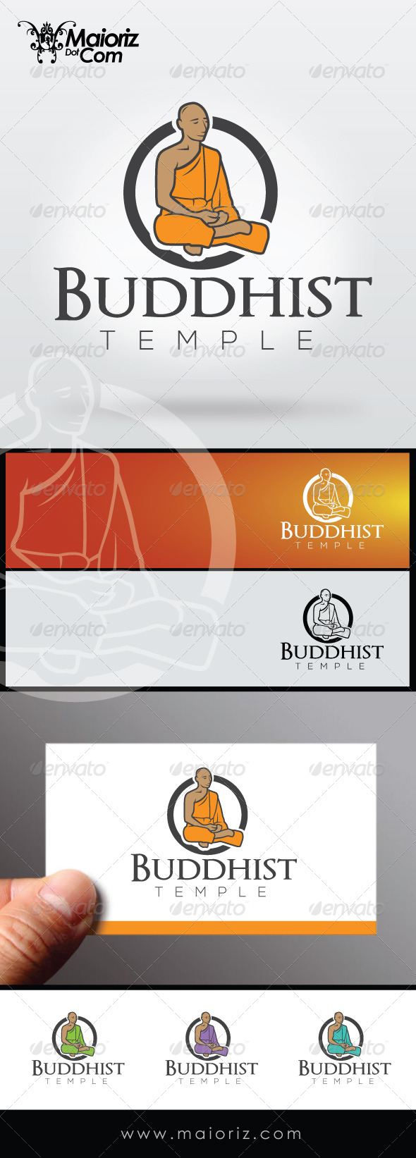 Buddhist Logo Template by maioriz | GraphicRiver