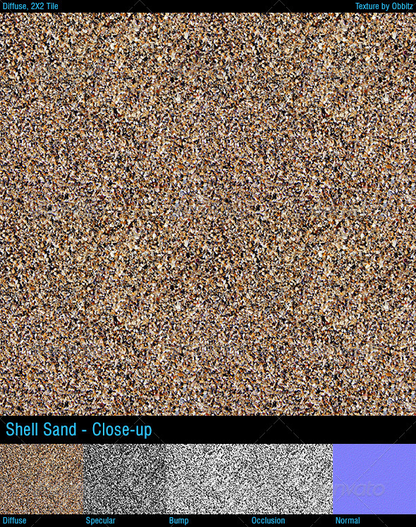 Shell sand - 3Docean 8566525