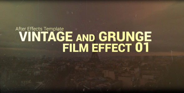 Vintage and Grunge Film Effect 01