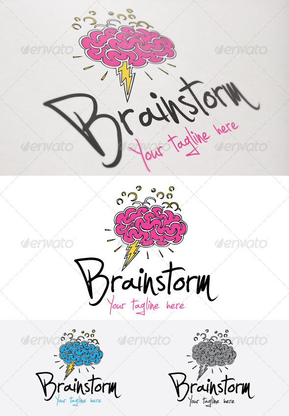 Brainstorm - Humans Logo Templates