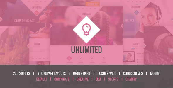 Unlimited - Responsive - ThemeForest 8585292