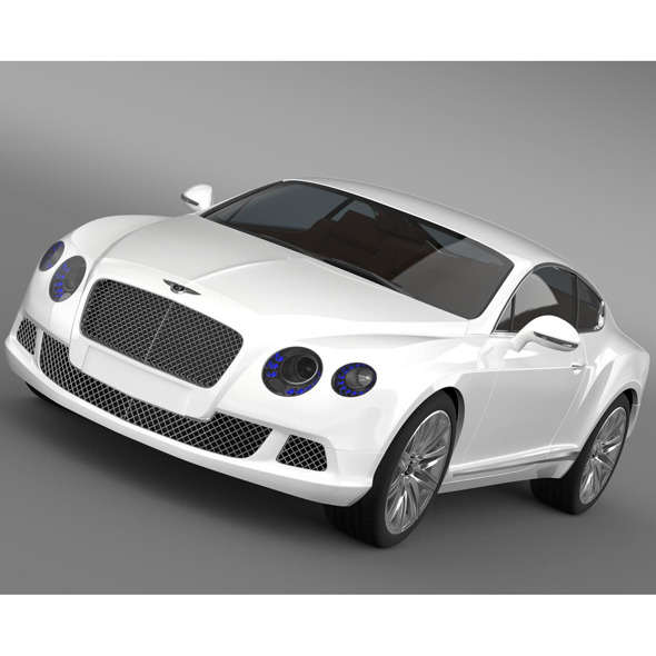 Bentley Continental GT - 3Docean 8586582