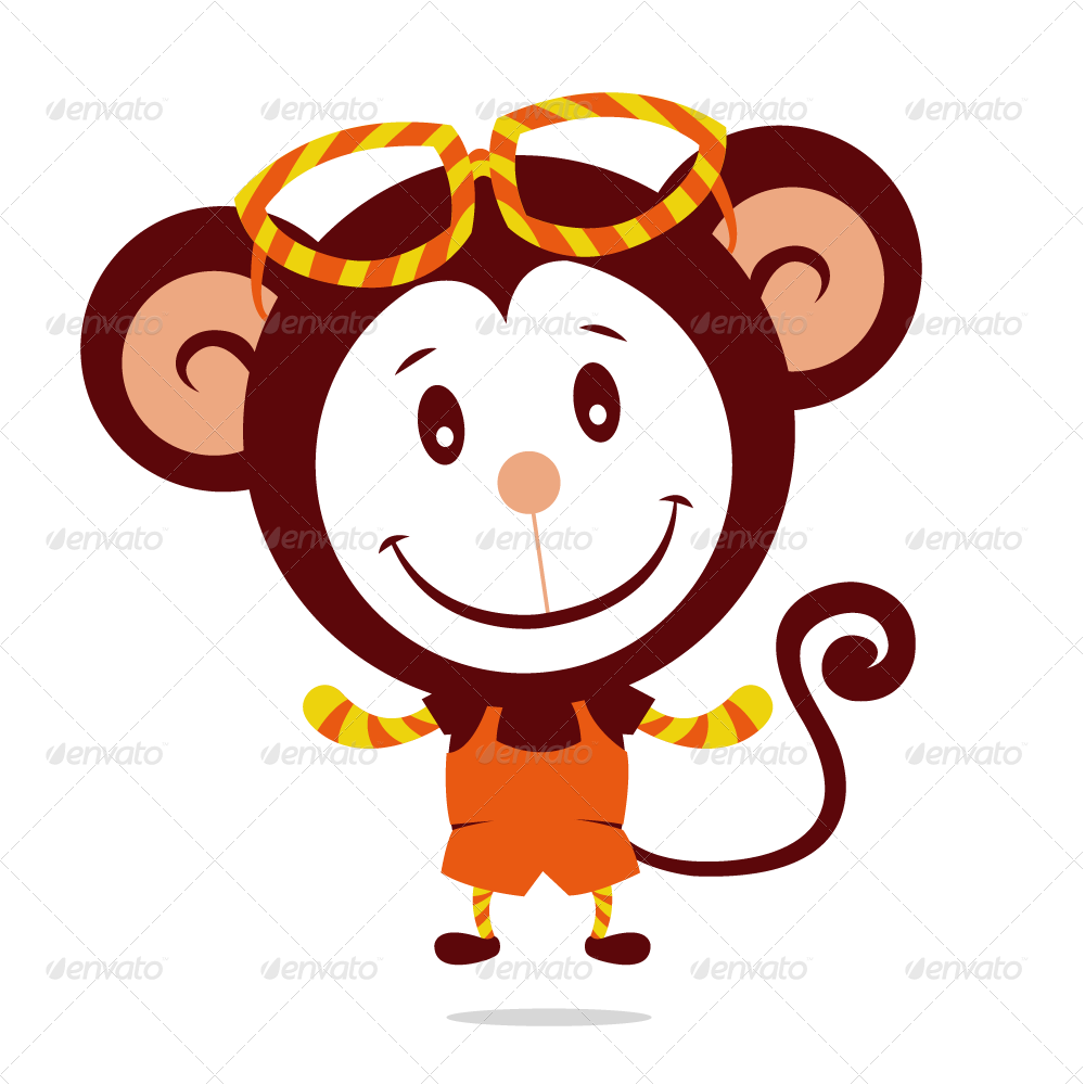  Monyet Unyu by LovinBue GraphicRiver