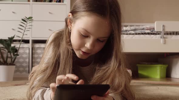 Pretty Girl with a Tablet