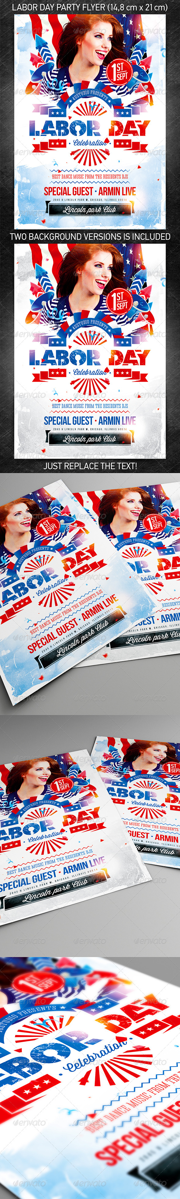 Labor Day Party Flyer vol.2 - Holidays Events
