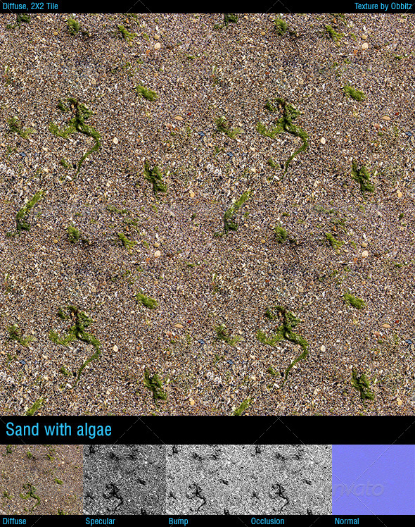 Sand with algae - 3Docean 8592020