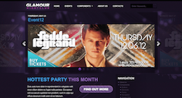 Glamour Nightclub – WordPress Theme