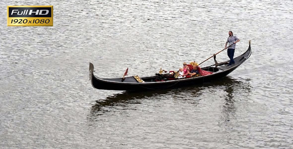 Gondola in River