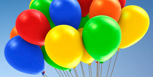 Balloons With Customizable - VideoHive 8608290