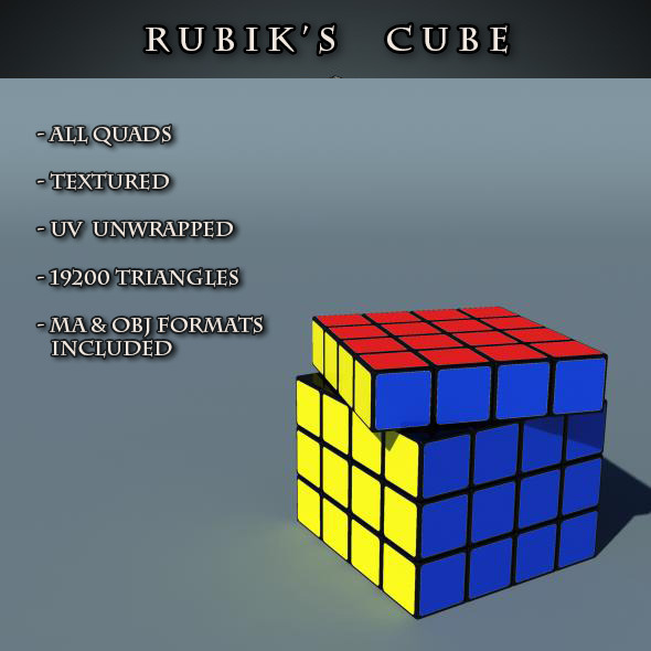 Rubiks Cube - 3Docean 8610181