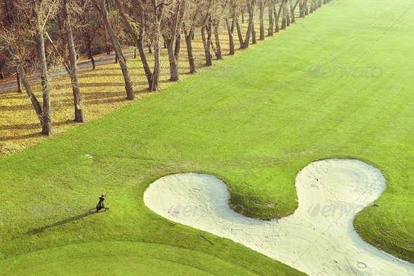 Golf course - Stock Photo - Images