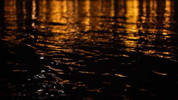 Dark Water With Reflections
