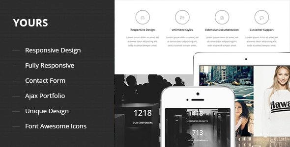 Yours - Responsive - ThemeForest 8564561