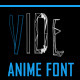 Anime Lines Font - VideoHive Item for Sale