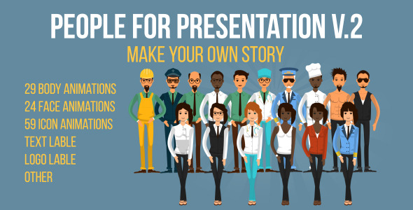 People For Presentation - VideoHive 8390625