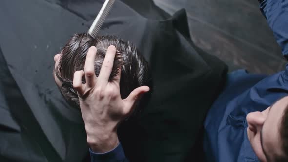 Making Male Haircut alt