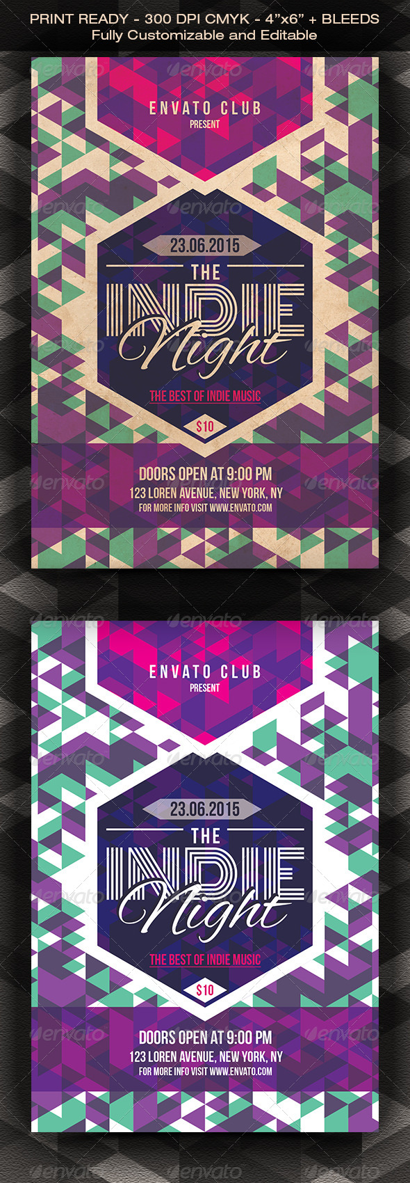 Indie Flyer / Poster 01 - Clubs & Parties Events