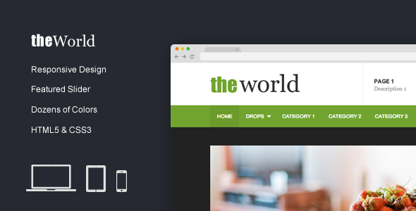 TheWorld - Fresh - ThemeForest 8566975