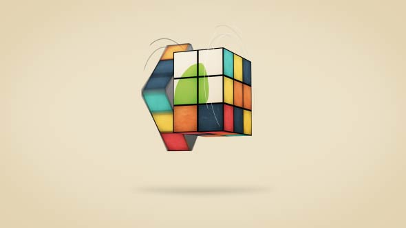 Rubik's Cube Logo Reveal