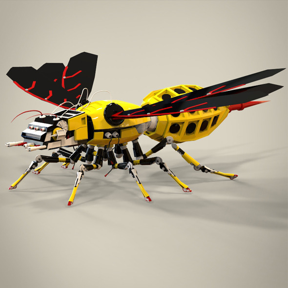 robotic bee - 3Docean 8641605
