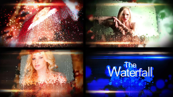 The Waterfall Particles - VideoHive 8642106